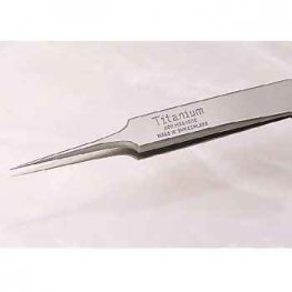 Titanium Tweezers with Round Tip